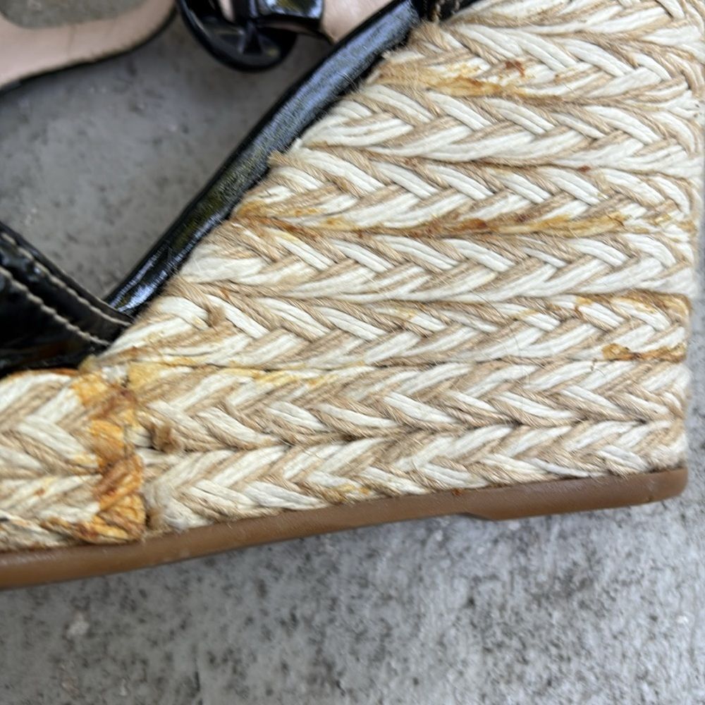 Prada patent leather wedge espadrilles - Picture 3 of 9